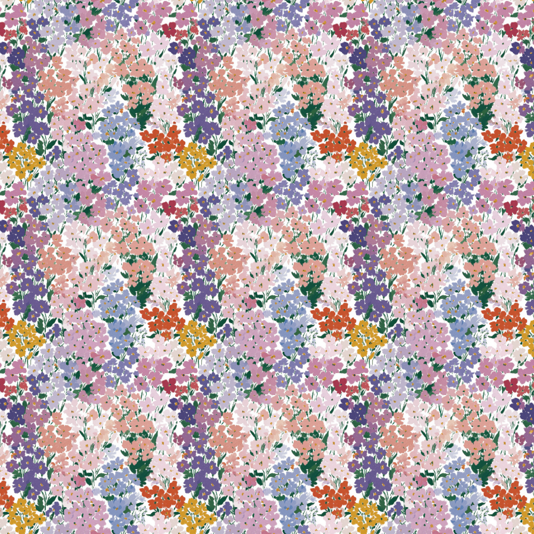 P1381 | Abstract Wildflowers Pattern Acrylic Sheets