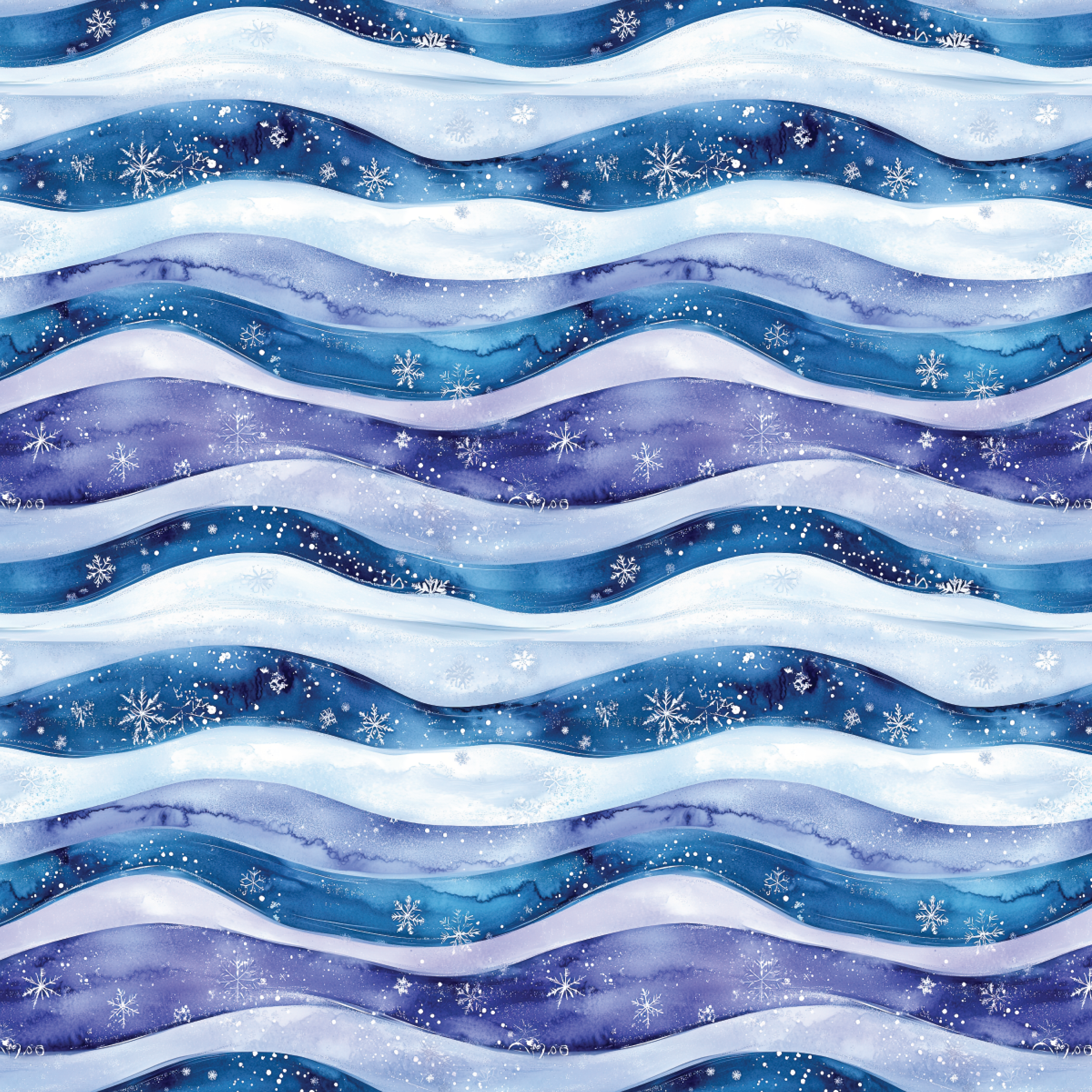 P1382 | Arctic Waves Pattern Acrylic Sheets