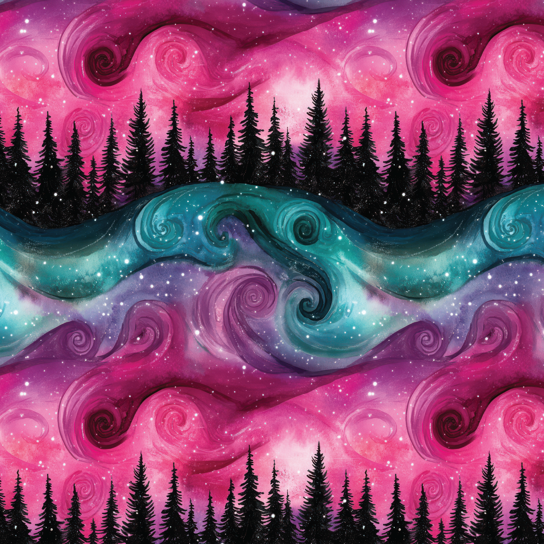 P1386 | Aurora Winter 3 Pattern Acrylic Sheets