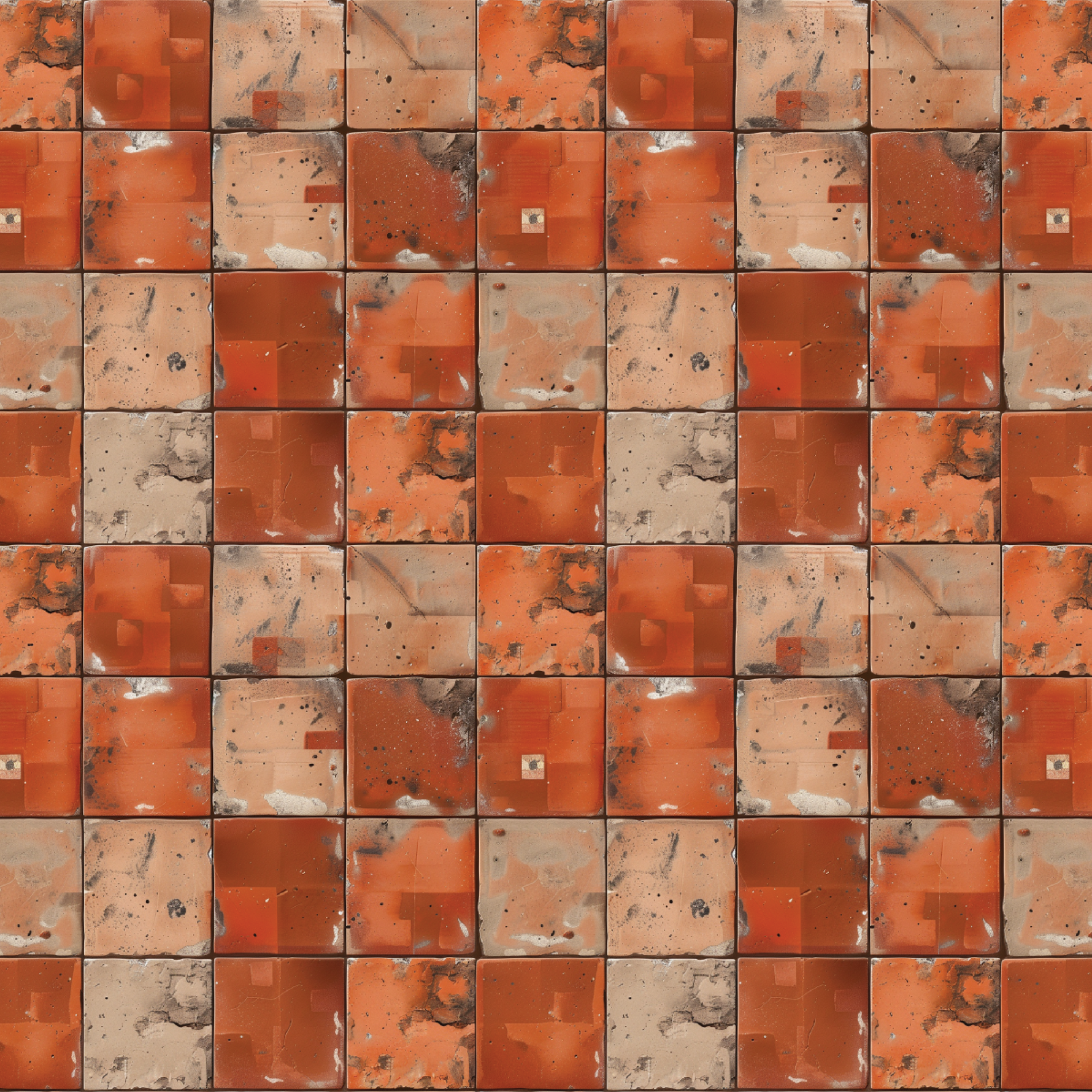 P1248 | Autumn Bricks Pattern Acrylic Sheets