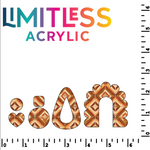 P1249 | Autumn Tiles Pattern Acrylic Sheets