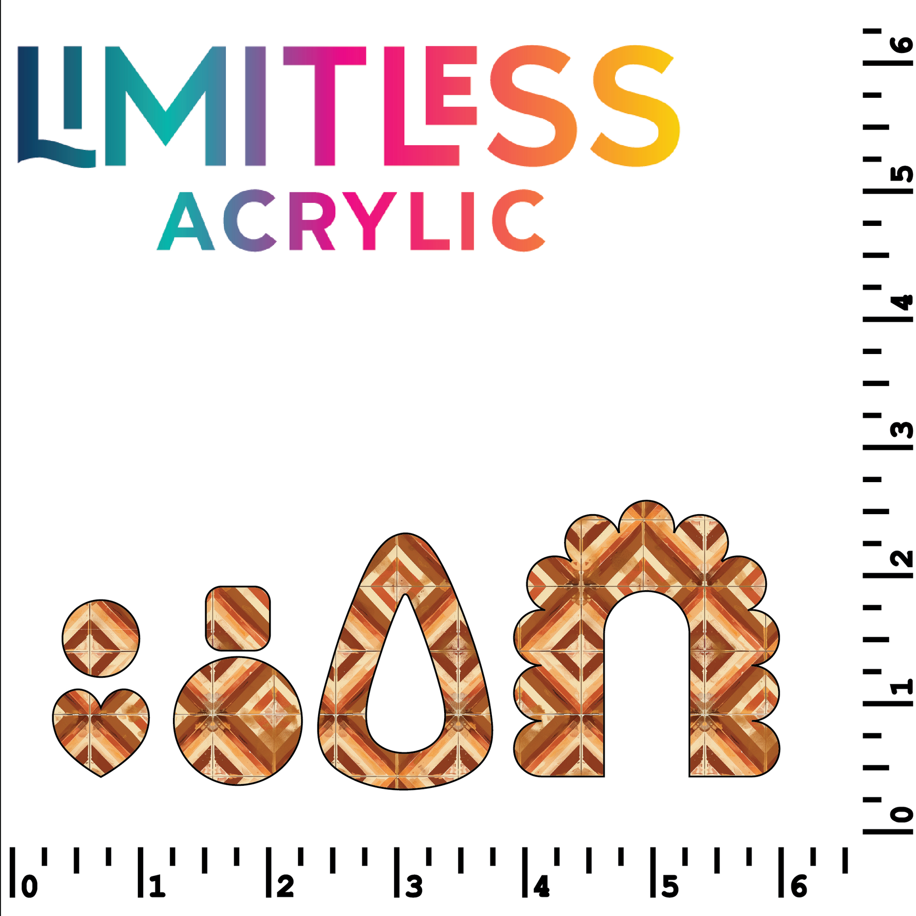 P1249 | Autumn Tiles Pattern Acrylic Sheets