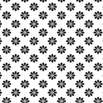 P1389 | B&W Floral Overlay Pattern Acrylic Sheets