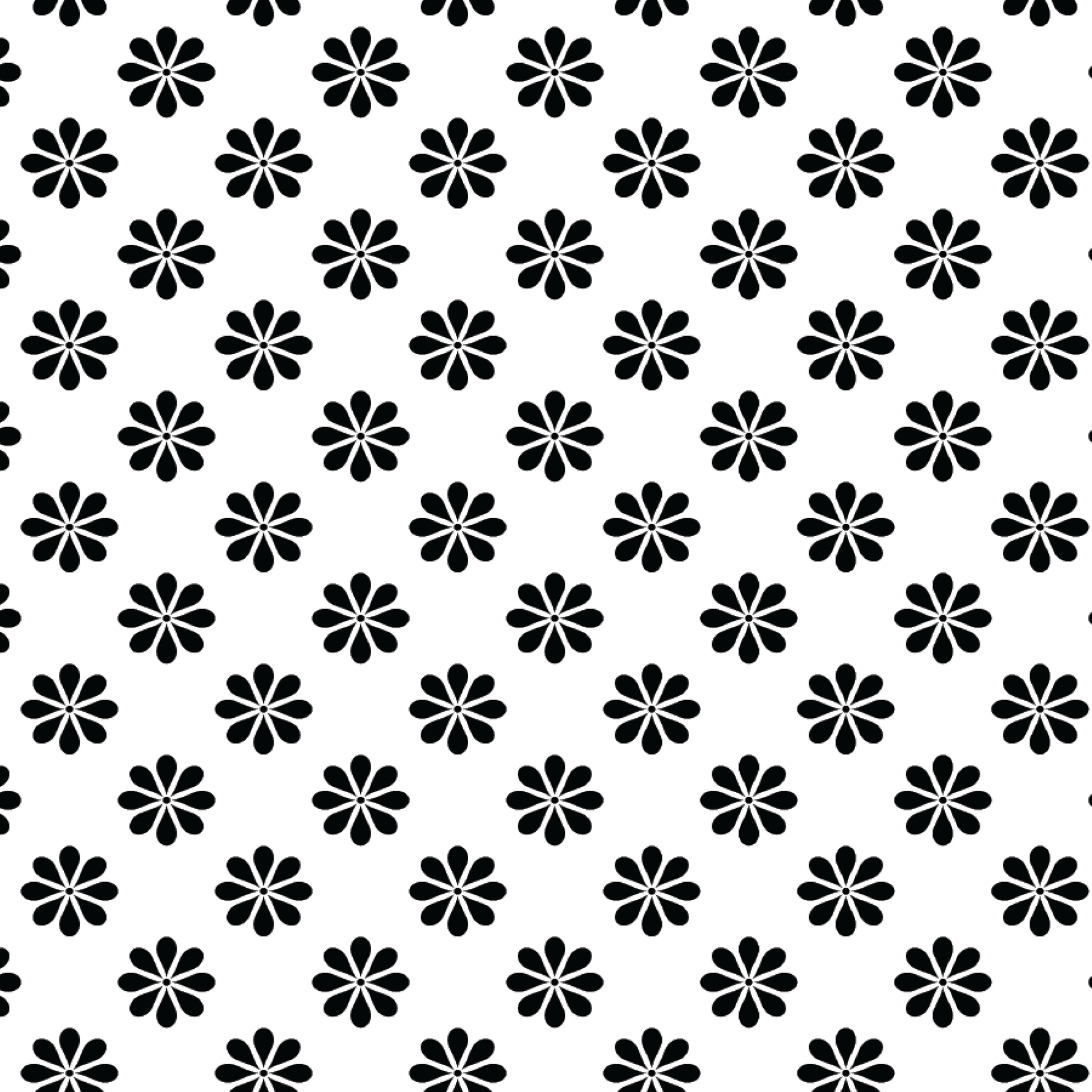 P1389 | B&W Floral Overlay Pattern Acrylic Sheets