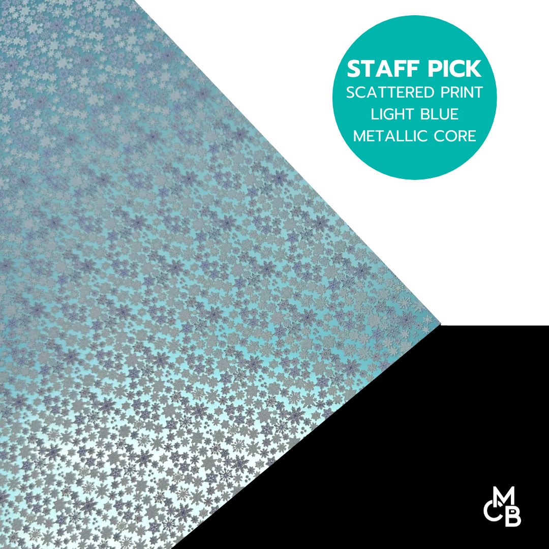 P0489 | Itty Bitty Icey Snowflakes Pattern Acrylic Sheets