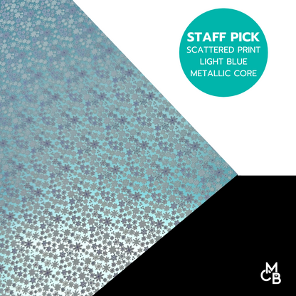 P0489 | Itty Bitty Icey Snowflakes Pattern Acrylic Sheets