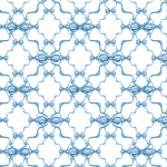 P1391 | Blue Bow 01 Pattern Acrylic Sheets