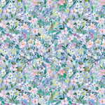 P1392 | Blue Floral Monet-ish Pattern Acrylic Sheets