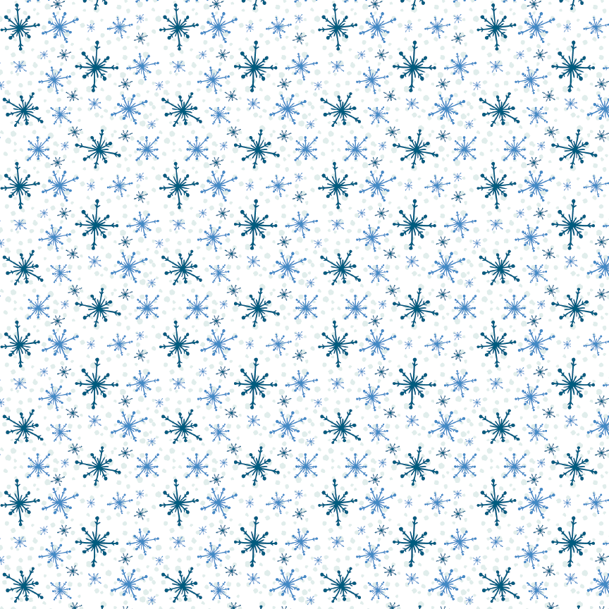 P0151 | Blue Snowflakes Pattern Acrylic Sheet