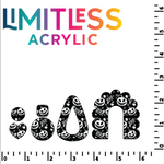 P1395 | Boo Pumpkins Scary Pattern Acrylic Sheets
