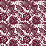 P1396 | Burgundy Lace Large Pattern Acrylic Sheets