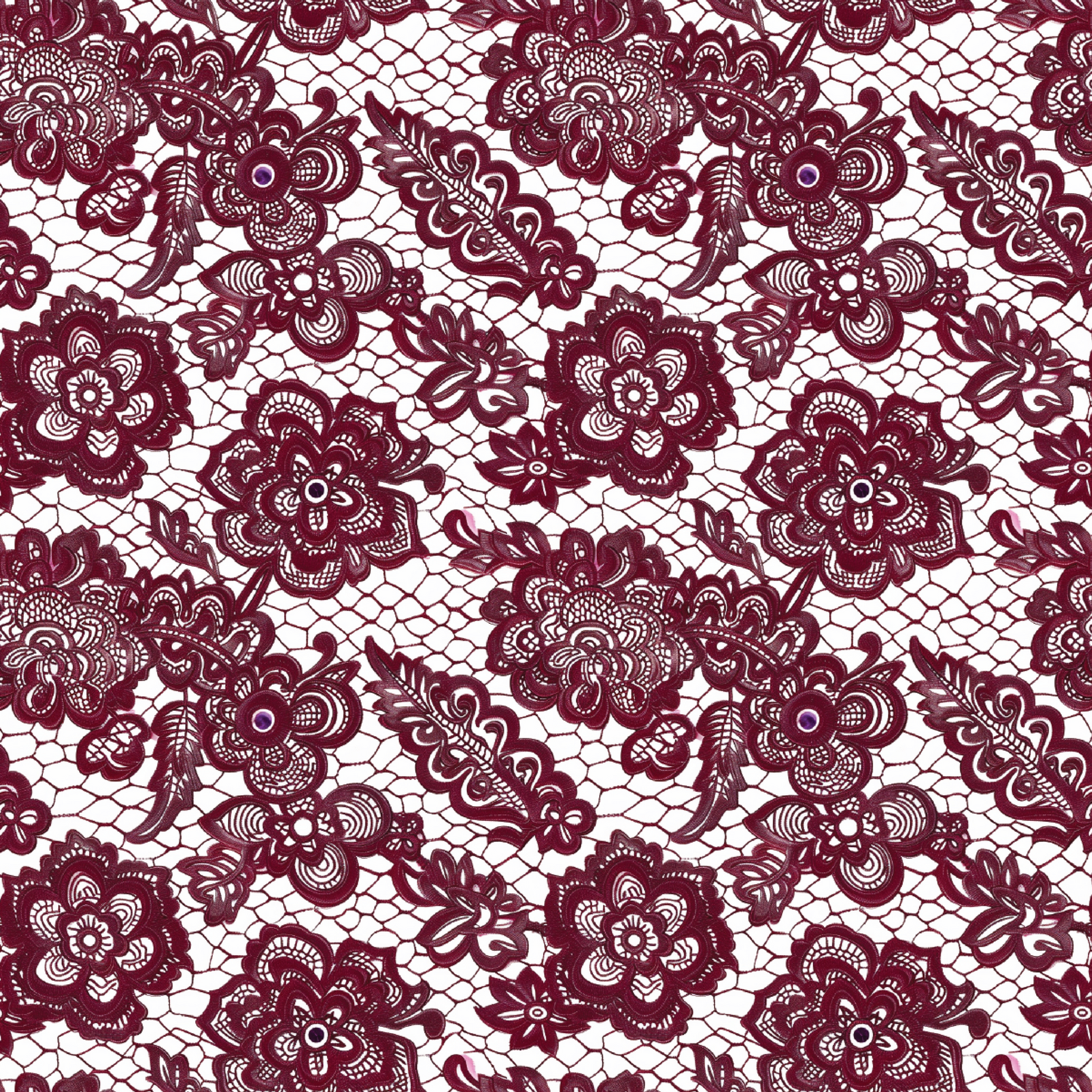 P1396 | Burgundy Lace Large Pattern Acrylic Sheets