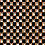 P1399 | Checkered Cowgirl Ghosts Pattern Acrylic Sheets