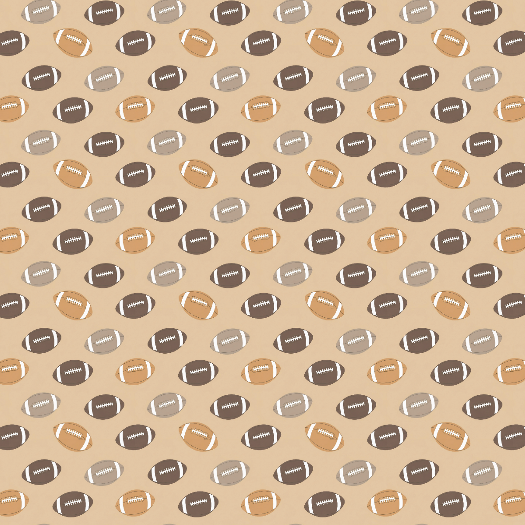 P1281 | Coquette Football 2 Pattern Acrylic Sheets
