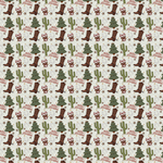 P0274 | Cowboy Christmas Pattern Acrylic Sheet