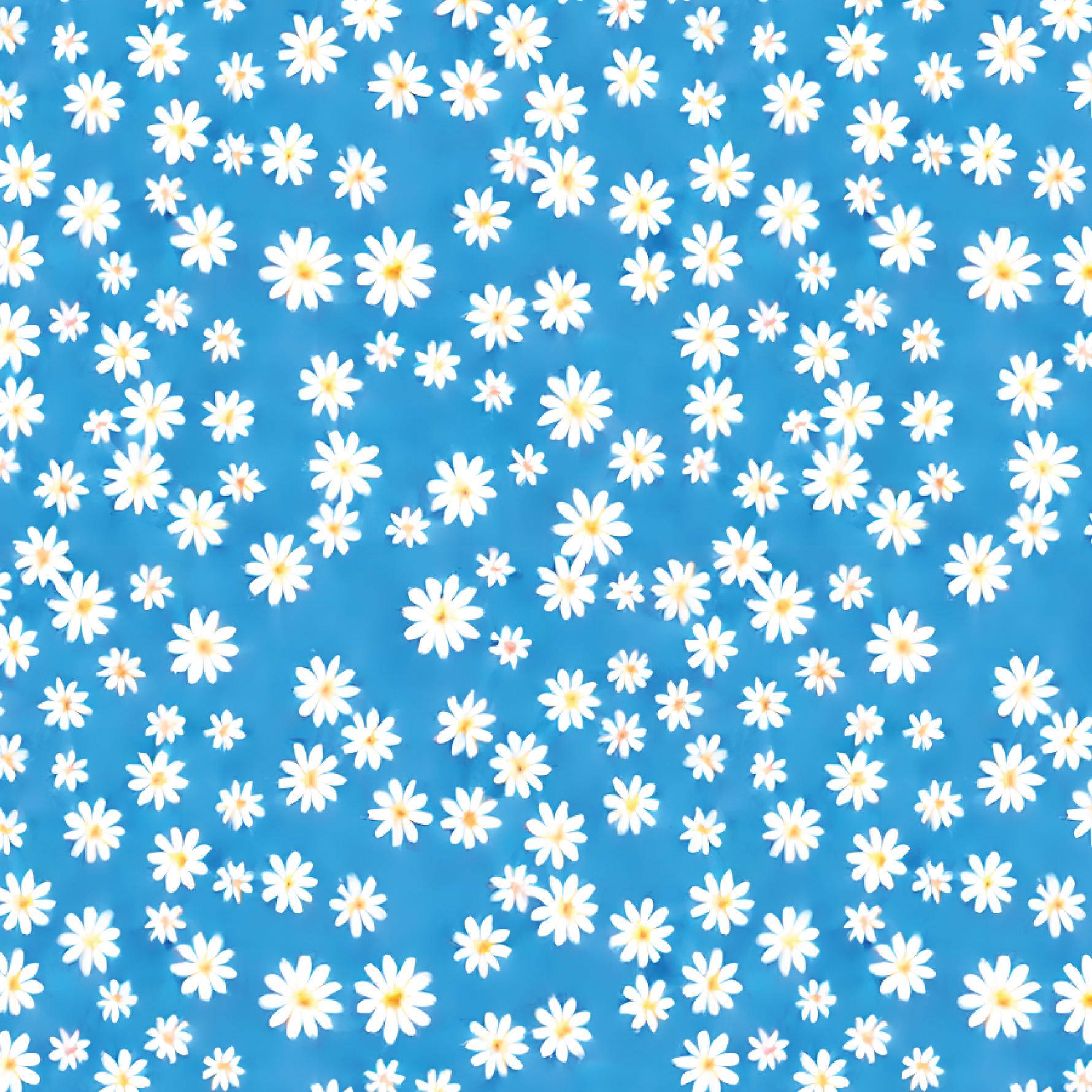 P1405 | Daisies on Blue Pattern Acrylic Sheets