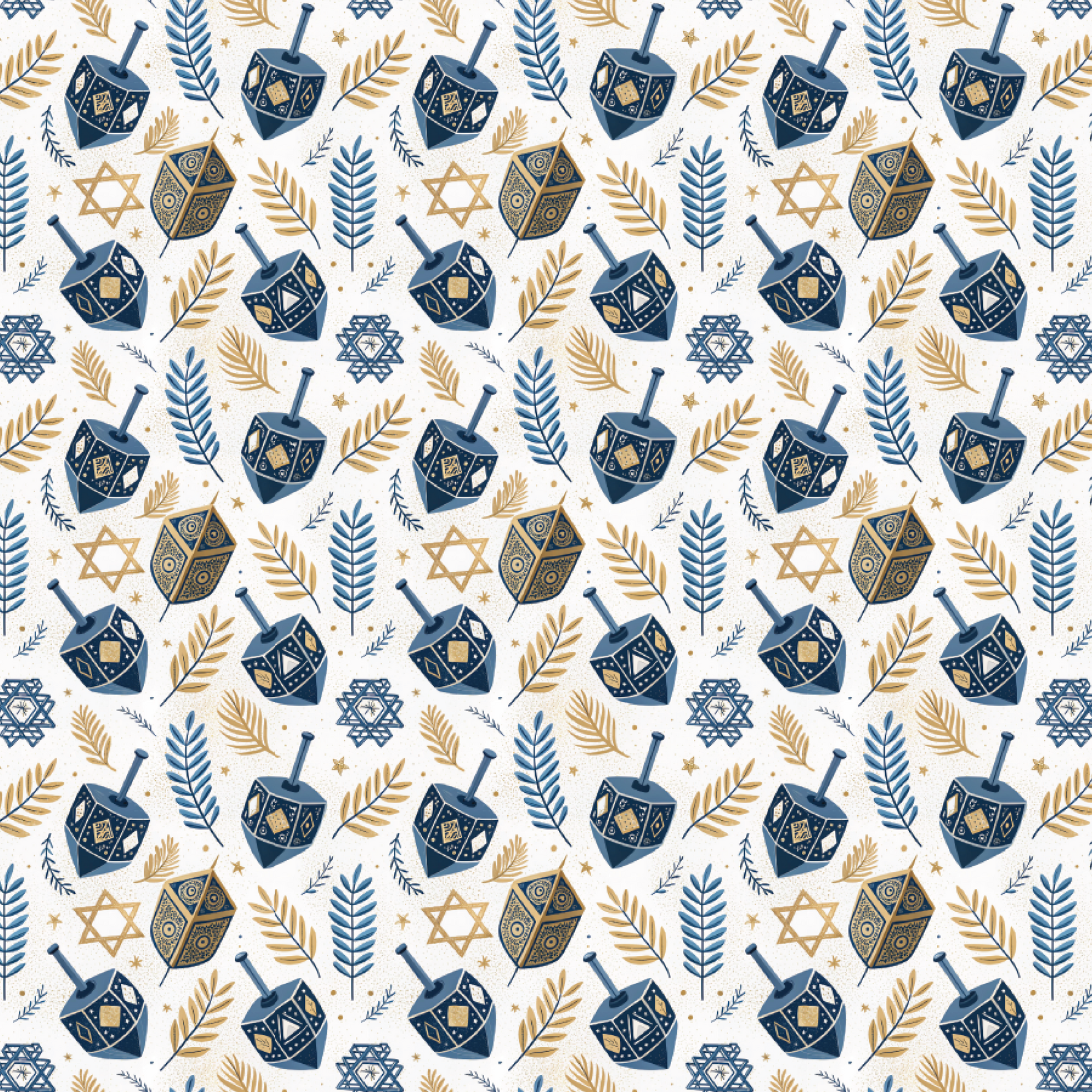 P1373 | Dreidels Pattern Acrylic Sheets