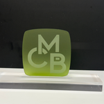 1/8" Frosted Olive Cast Acrylic Sheets |  Both Sides Matte