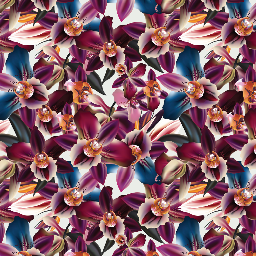 P0355 | Fall Floral Pattern Acrylic Sheet