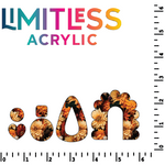 Fall Floral 2 Pattern Acrylic Sheets  -  CMB Pattern Sheets - Local Plastic & Wholesale Acrylic Sheets Supplier