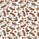 P1411 | Fall Friendly Cowboy Ghosts Pattern Acrylic Sheets
