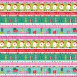 P0363 | Festive Christmas Stripes Pattern Acrylic Sheets