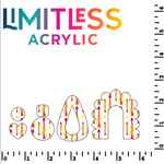 P1412 | Flaming Arrows Pattern Acrylic Sheets