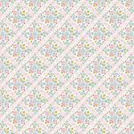 P1417 | Folk Pink Floral Pattern Acrylic Sheets