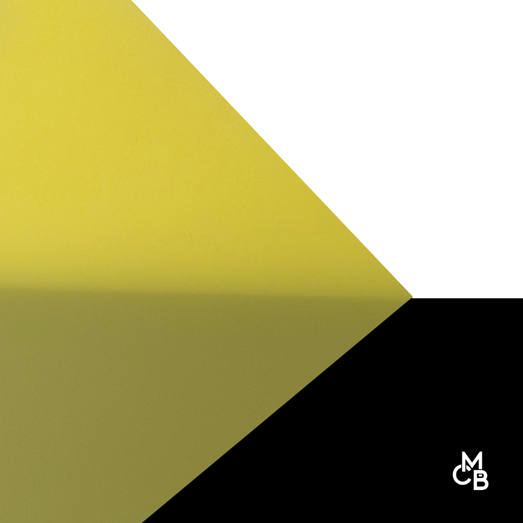 1/8" Frosted Chiffon Lemon Cast Acrylic Sheets | Matte/Gloss Finish Single Sided Matte