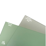 1/8" Frosted Green Cast Acrylic Sheets | Matte/Gloss Finish One Side Matte