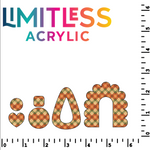 P1288 | Fun Fall Plaid Pattern Acrylic Sheets
