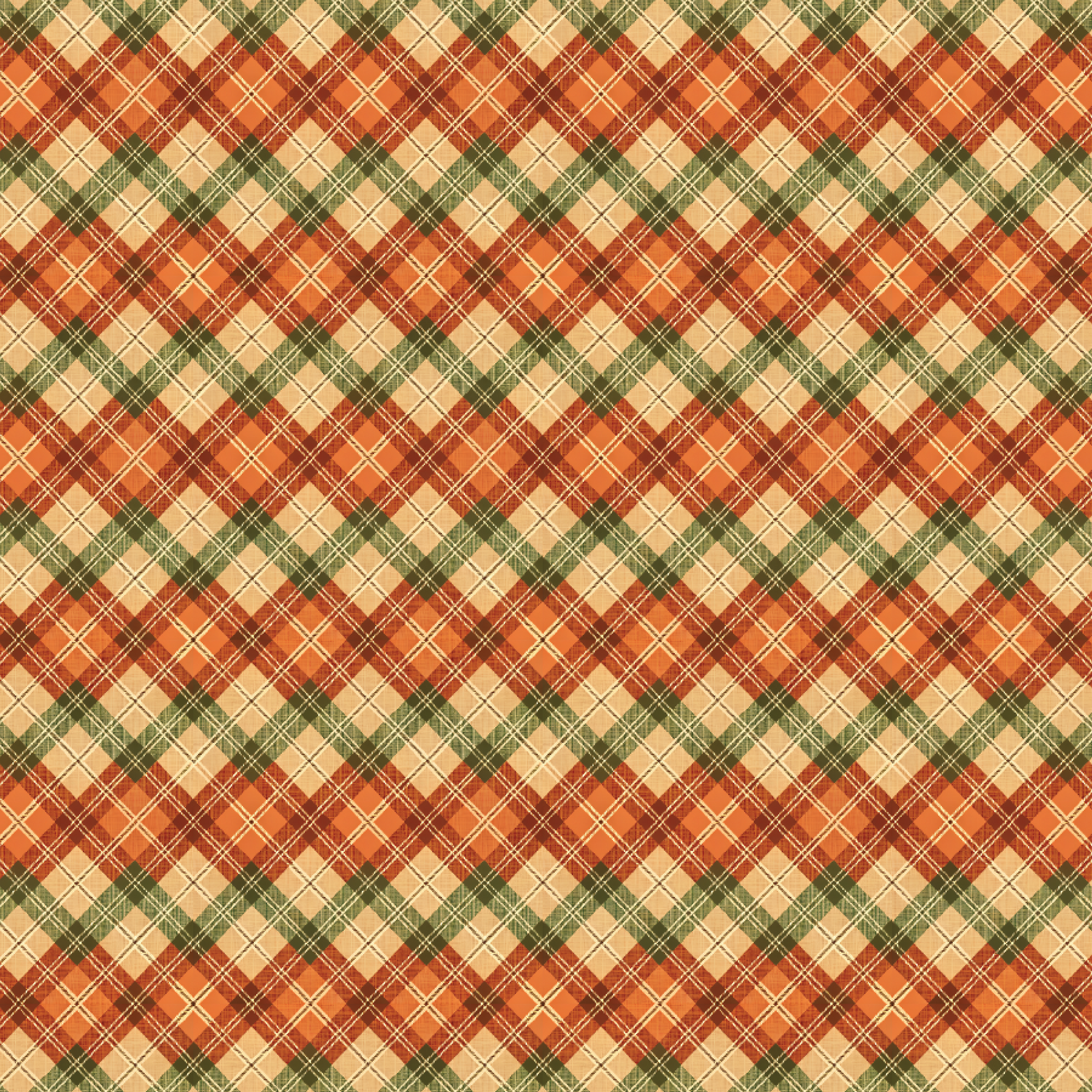 P1288 | Fun Fall Plaid Pattern Acrylic Sheets