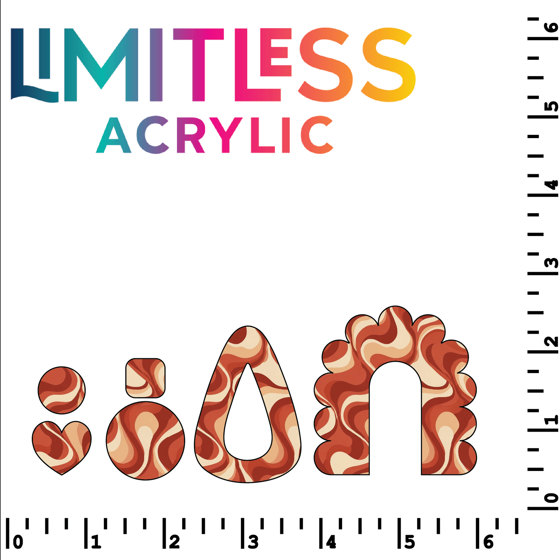 P1253 | Funky Fall Pattern Acrylic Sheets