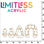 P1419 | Gold Crowns Pattern Acrylic Sheets