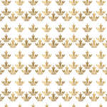 P1419 | Gold Crowns Pattern Acrylic Sheets
