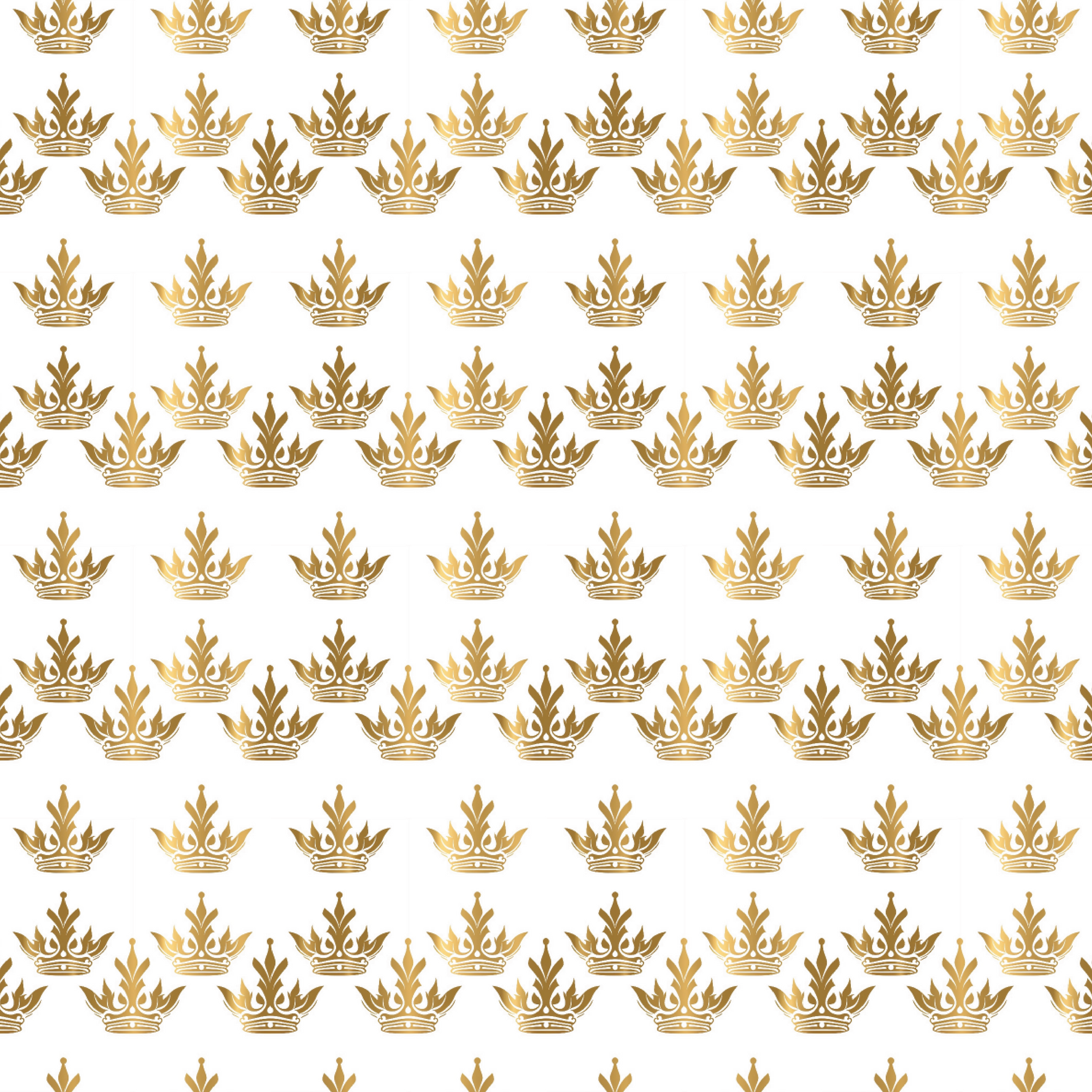 P1419 | Gold Crowns Pattern Acrylic Sheets