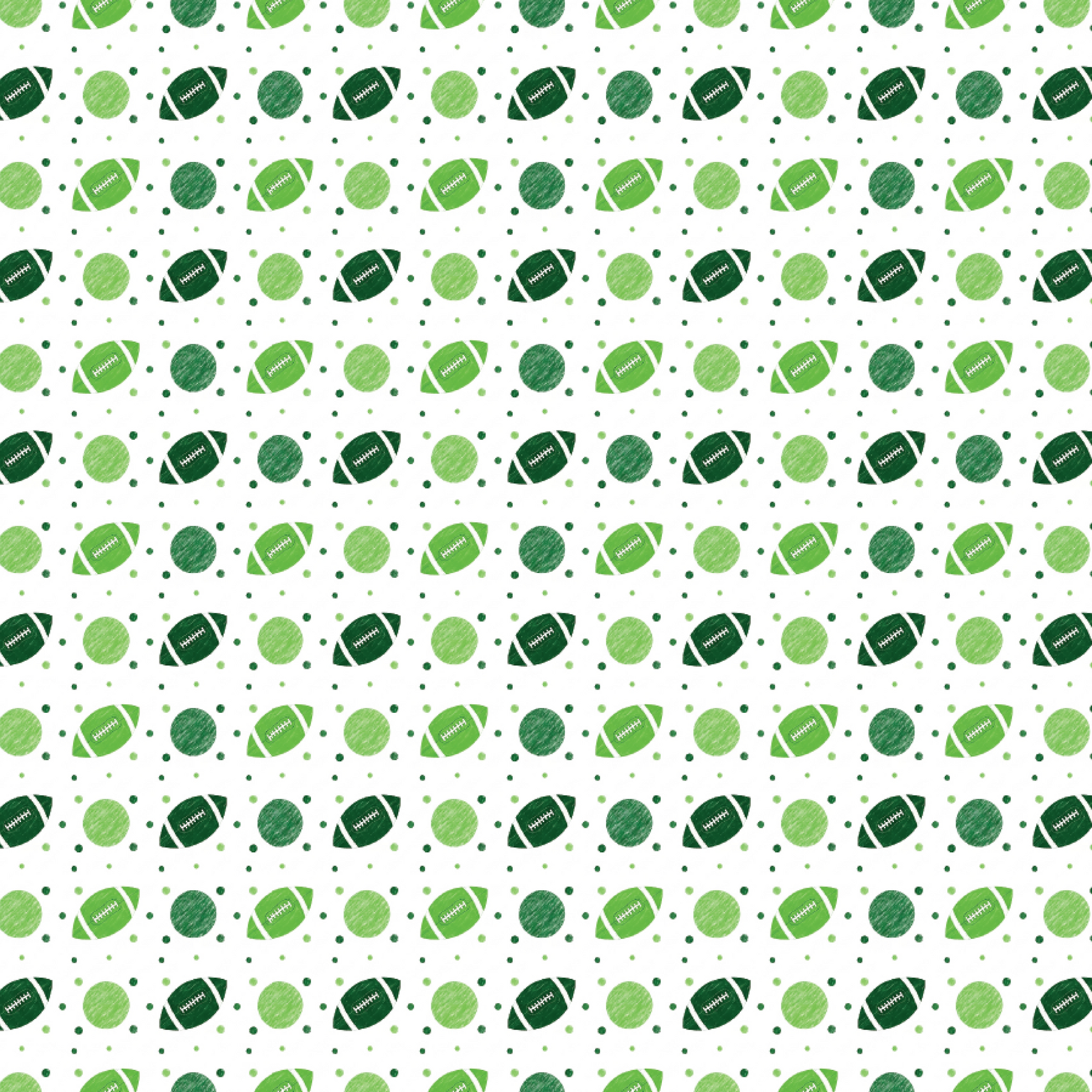 P1294 | Green Football Pattern Acrylic Sheets
