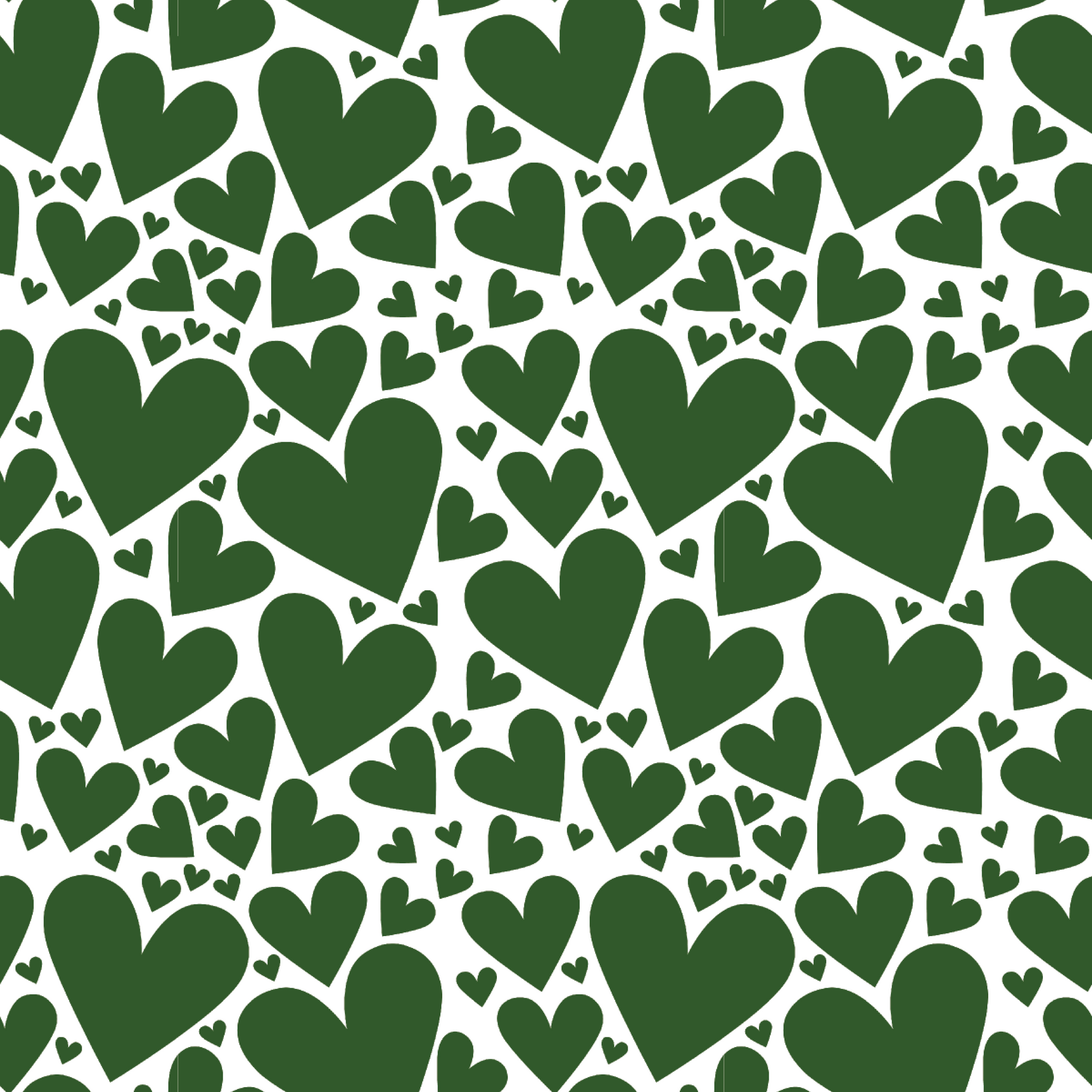 P1422 | Green Heart Pattern Acrylic Sheets