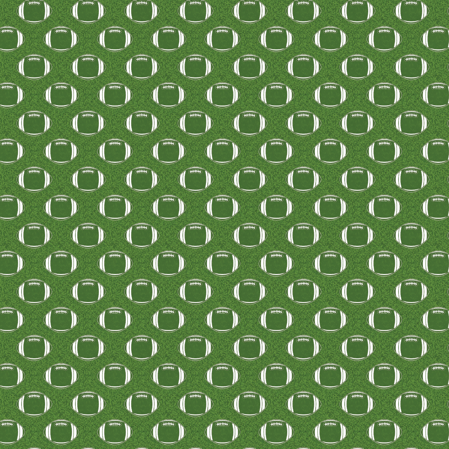 P1292 | Green & White Football Pattern Acrylic Sheets