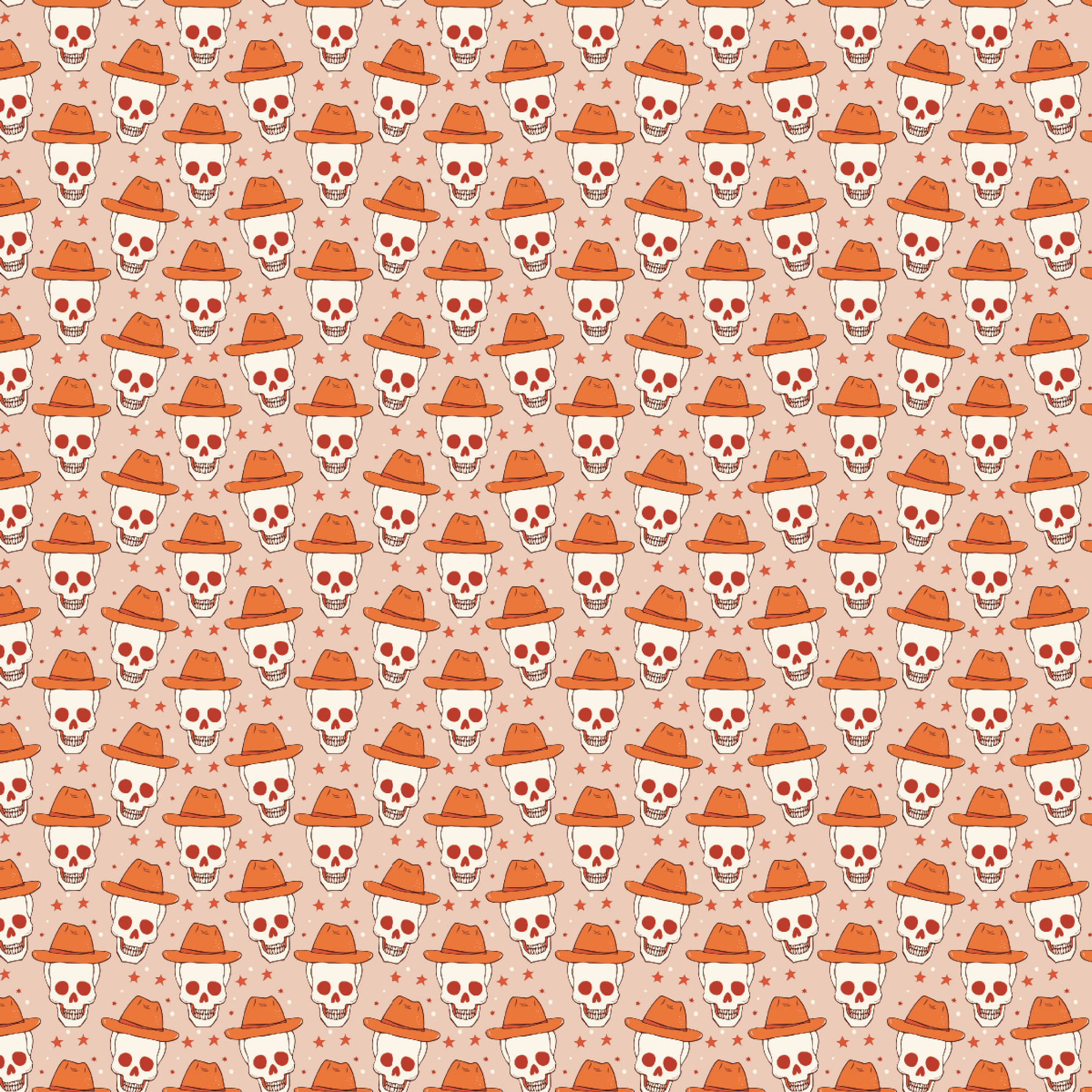 P1254 | Halloween Cowboys Pattern Acrylic Sheets