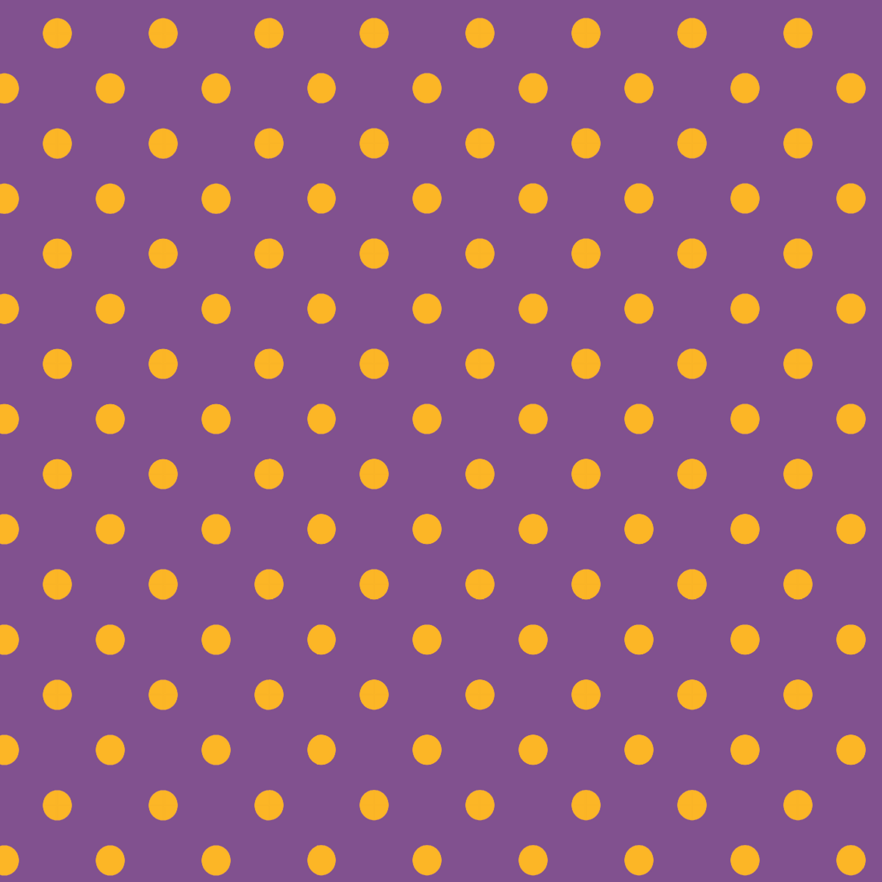 P1255 | Halloween Dots (Orange on Purple) Pattern Acrylic Sheets