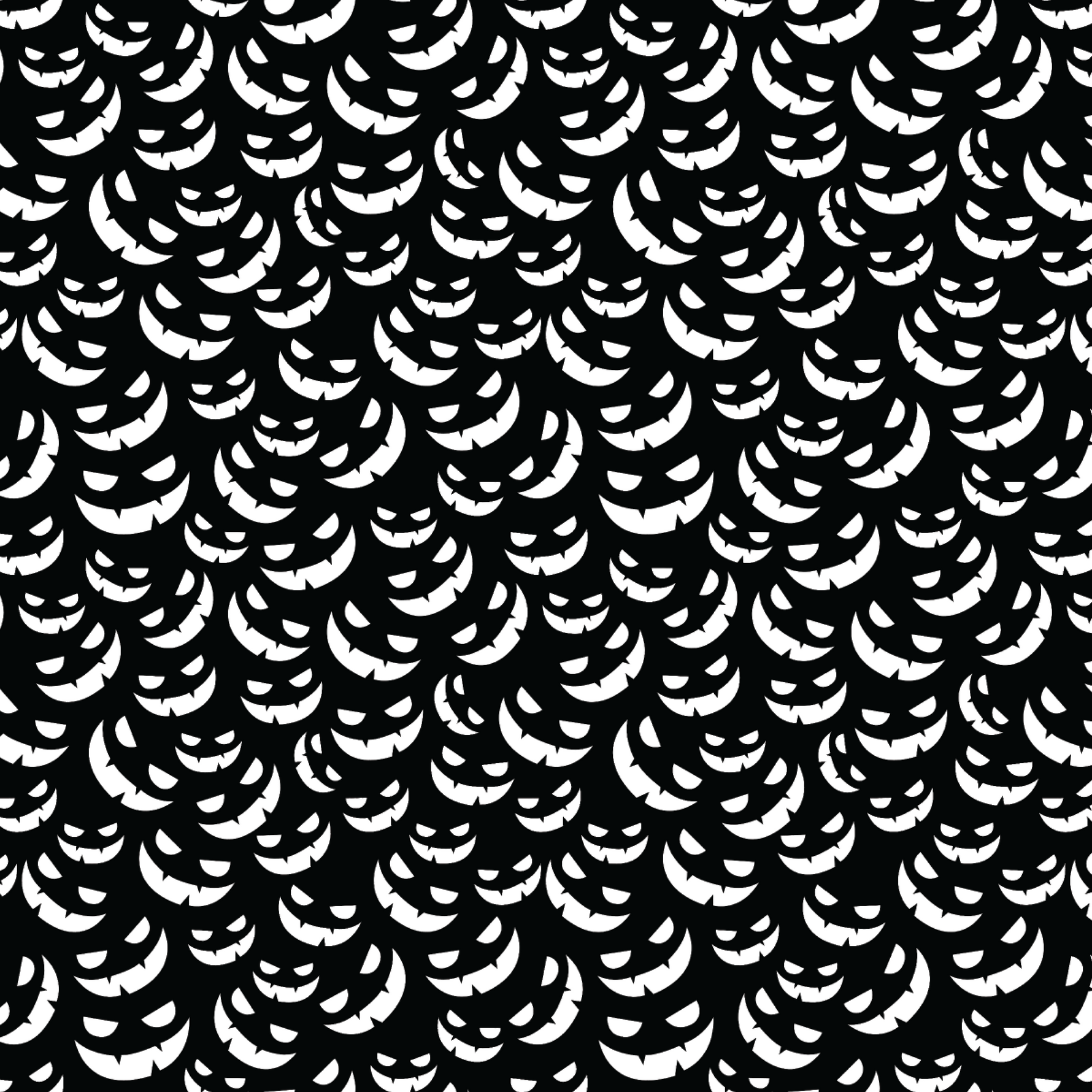 P1438 | Inverted Pumpkin Faces Pattern Acrylic Sheets