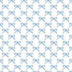 P1428 | Itty Bitty Blue Bows Pattern Acrylic Sheets