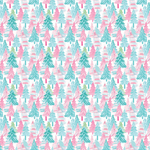 P1439 | Itty Bitty Pastel Trees Pattern Acrylic Sheets