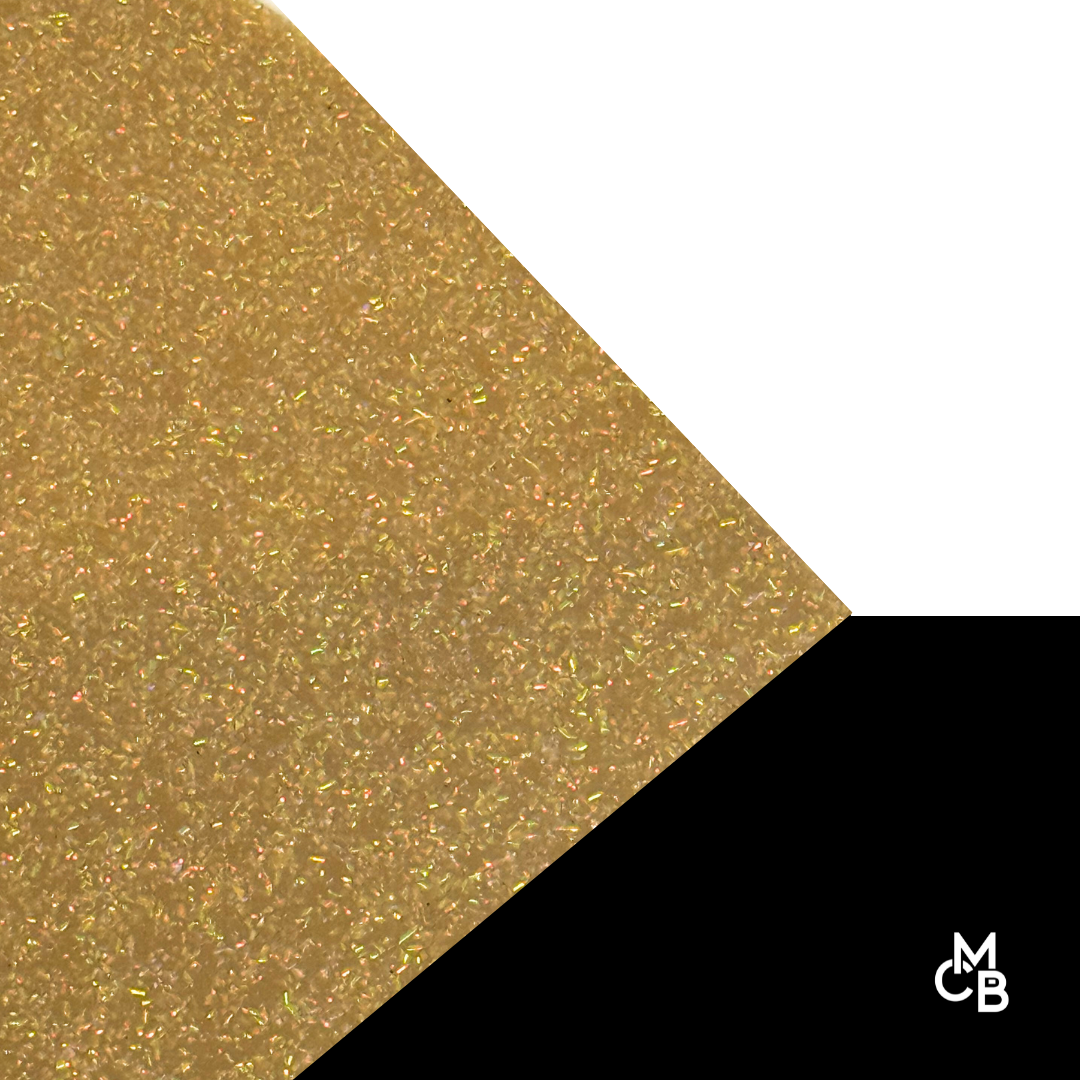 Khaki LusterPop Glitter Acrylic Sheets - CMB Glitter Acrylic Sheets