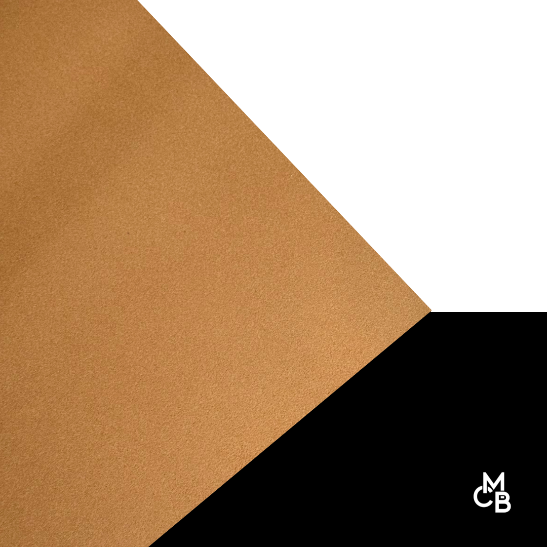 Laser Craft Velour Felt Suede - Chestnut - Laserable Fabric