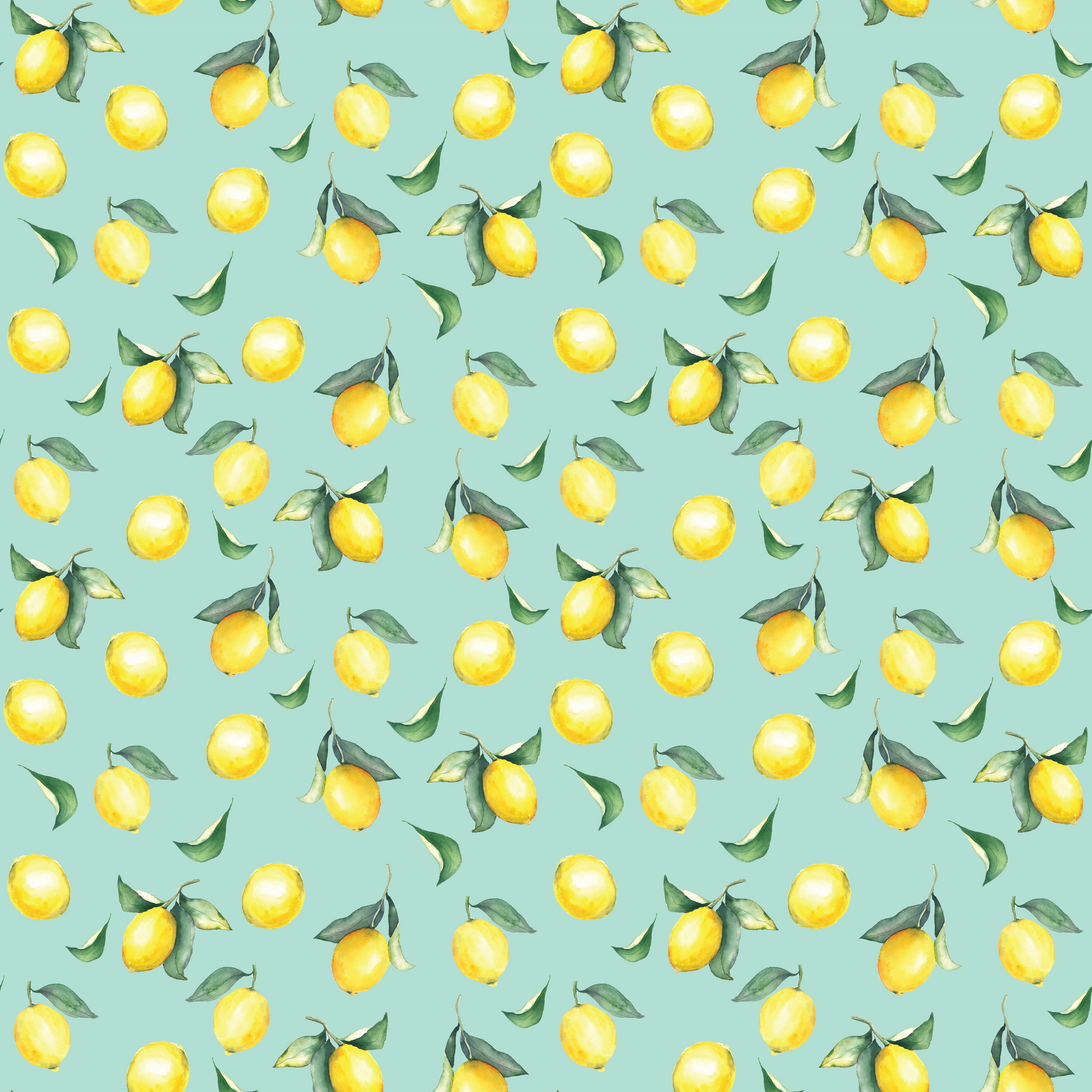 P1433 | Mint Lemon Pattern Acrylic Sheets