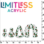 P1434 | Mistletoe Chains Pattern Acrylic Sheets