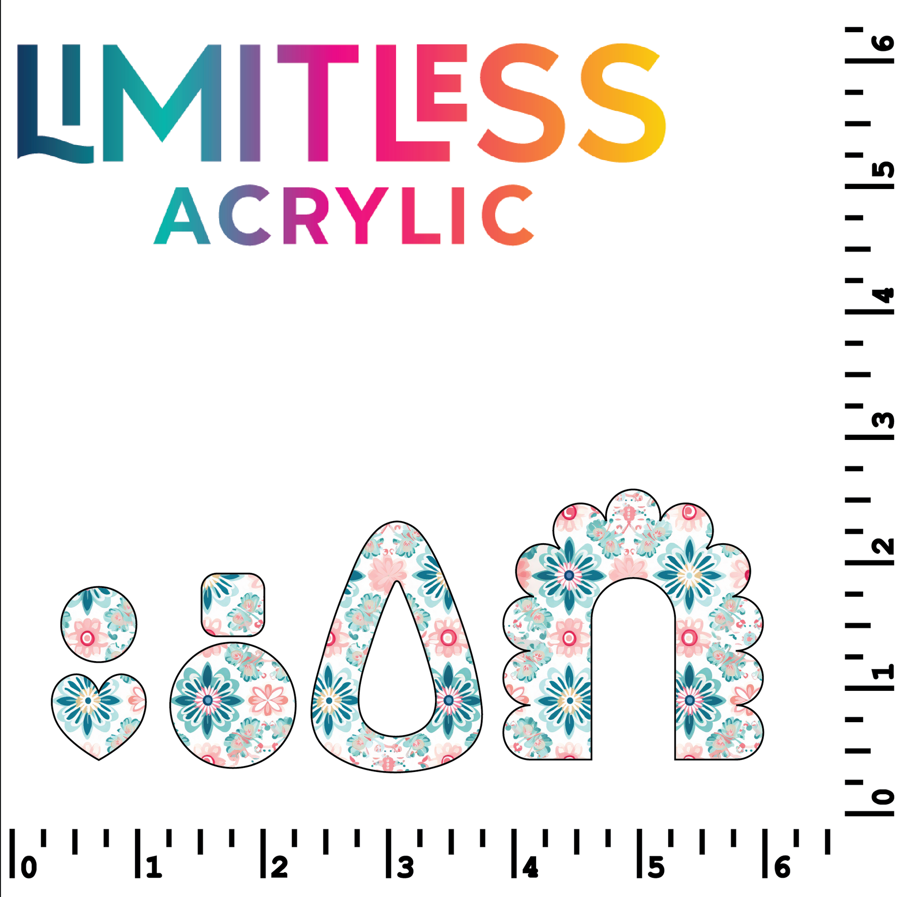 P1441 | Pastel Boho 2 Pattern Acrylic Sheets