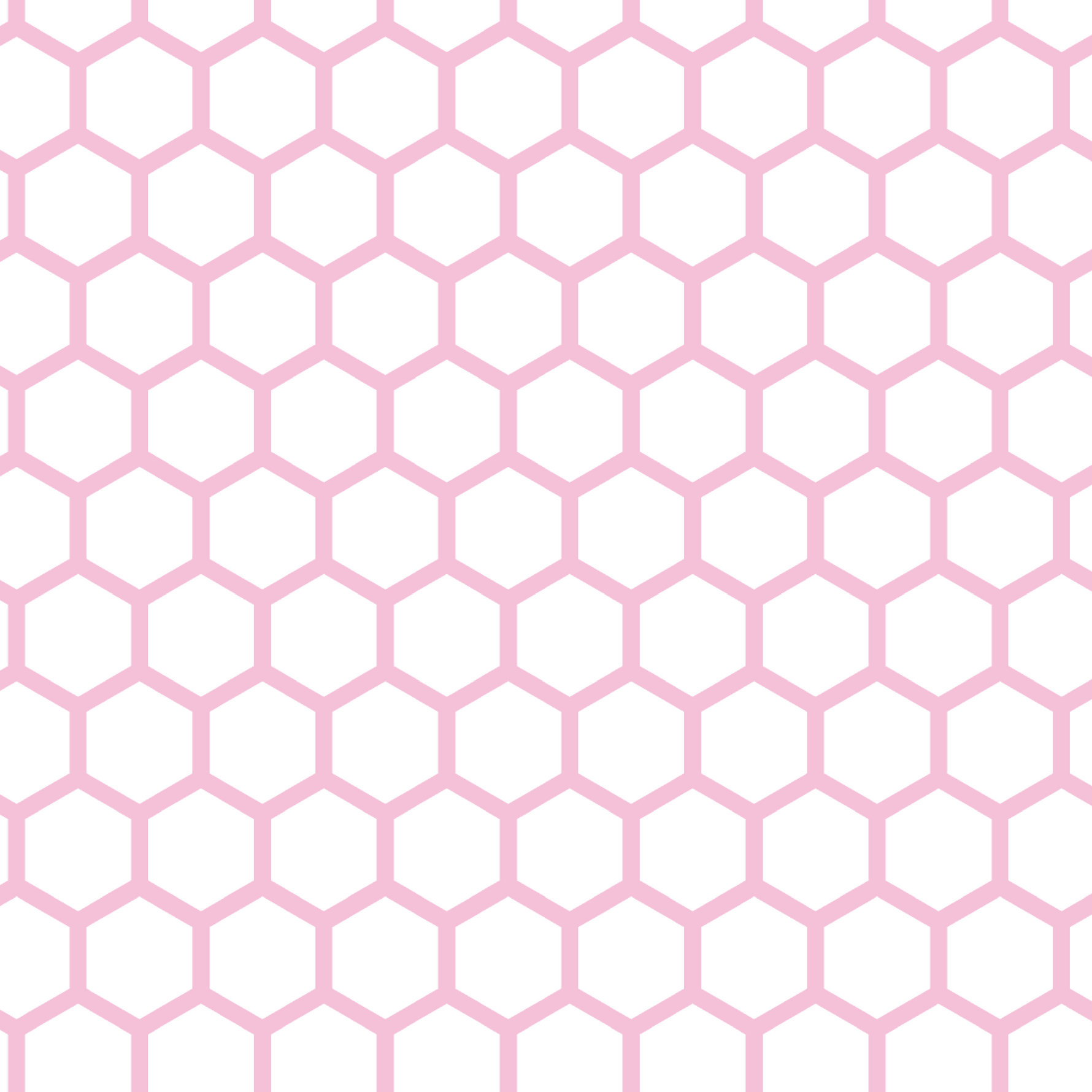 P1444 | Pastel Pink Honeycomb Pattern Acrylic Sheets